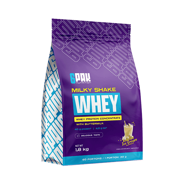 Odżywka białkowa New Milky Shake Whey - lody waniliowe - 1800 g