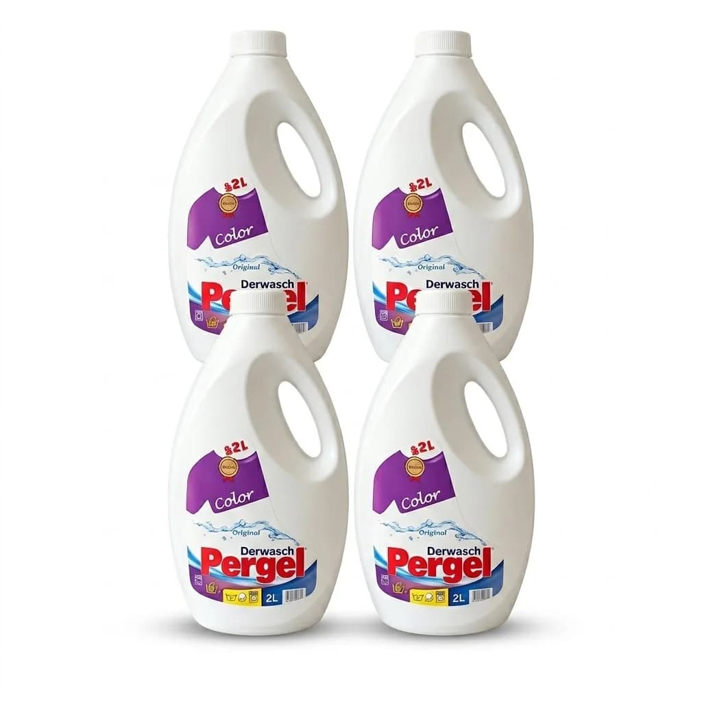 PERGEL Płyn do prania tkanin kolor 3L x 4szt