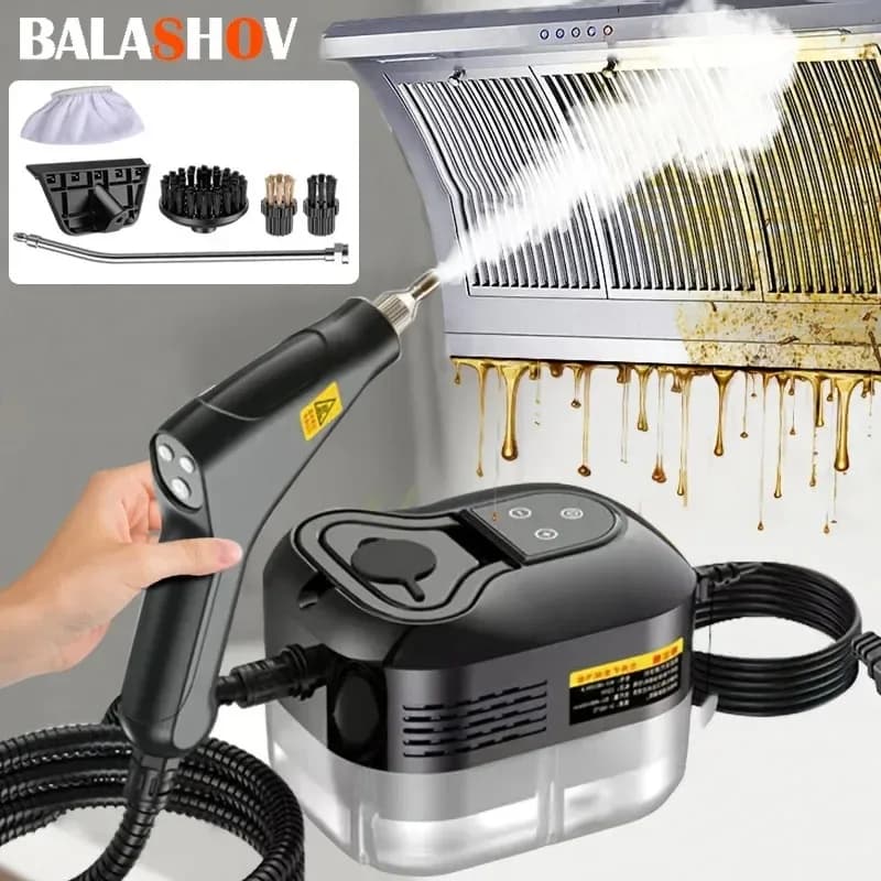 Myjka parowa wysokociśnieniowa 2500W, wysokotemperaturowa maszyna czyszcząca do użytku domowego, do klimatyzacji, okapów kuchennych, samochodów i