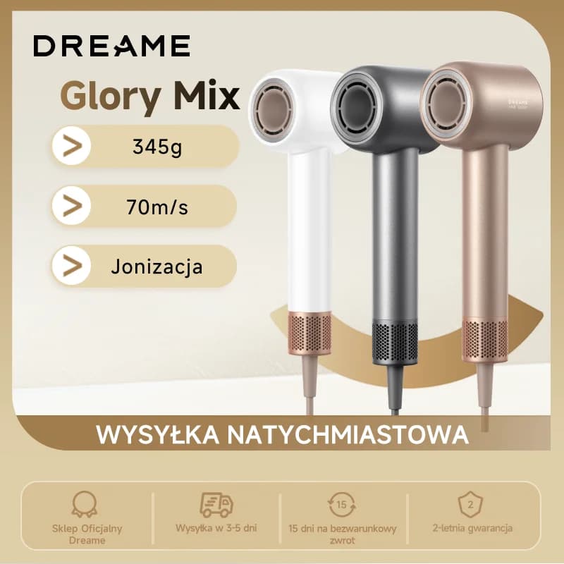 Suszarka do włosów Dreame Glory Mix