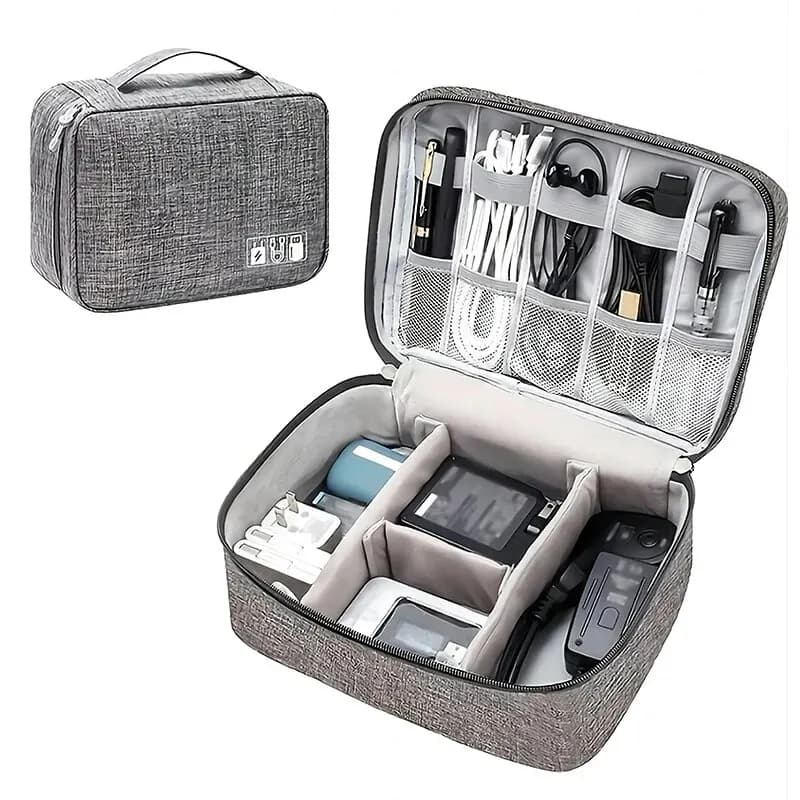 Torba do przechowywania kabli Wodoodporny cyfrowy organizer elektroniczny Przenośna ładowarka USB z wtyczką do przechowywania Organizator kabli