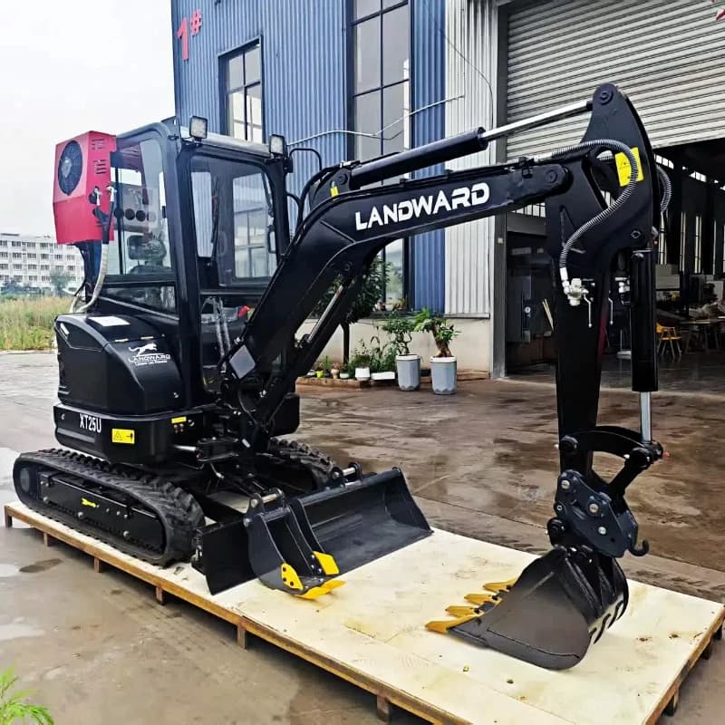 Fabryczna Sprzedaż Bezpośrednia Minikoparka Hydrauliczna 2.5 Ton Wysokiej Jakości Maszyna do Kopania Mała Koparka Gąsienicowa 3.5 Ton Euro 5