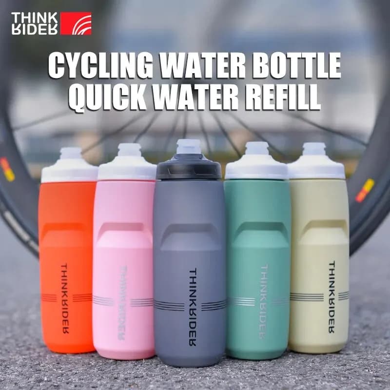 ThinkRider 620ml/750ml butelka rowerowa MTB rower szosowy plastikowa przenośna duża pojemność na rower rowerowy