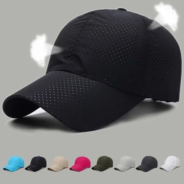 2023 nowe letnie mężczyźni kobiety Snapback szybkoschnąca siateczkowa czapka z daszkiem czapka przeciwsłoneczna kości oddychające czapki