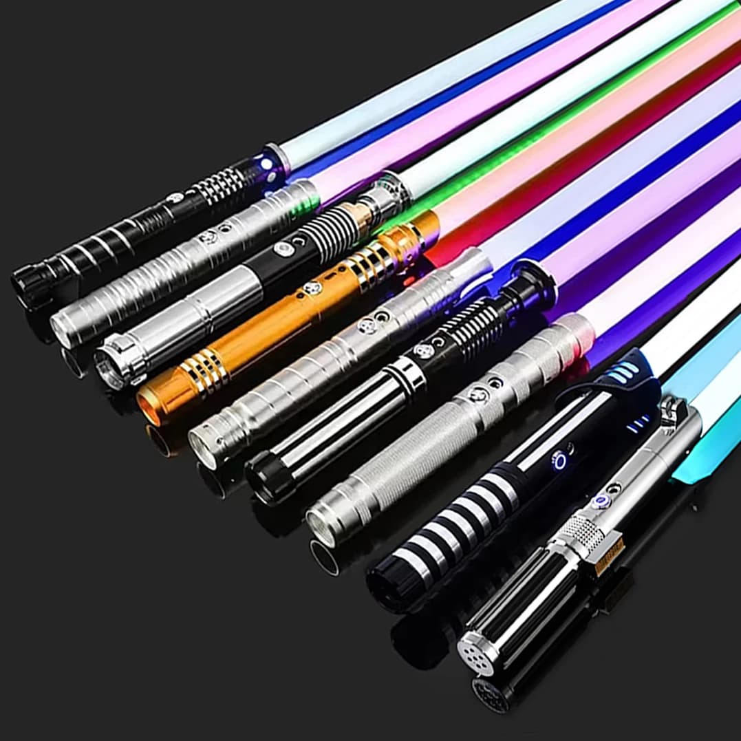 Miecz świetlny RGB z metalową rękojeścią, zabawki, miecz świetlny, zabawki, sabre de luz, zabawki, kpop lightstick, zabawki, oyuncak