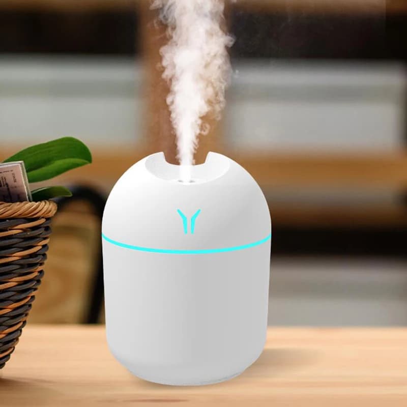 250ML USB Mini nawilżacz powietrza Aroma dyfuzor olejków eterycznych do samochodu domowego ultradźwiękowy wyciszenie Mist Maker dyfuzor z