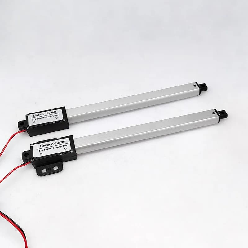 1szt 150mm 200mm 12VDC Mirco Mini elektryczny siłownik liniowy 30N 60N 100N 120N 150N Sterownik silnika Elektryczny popychacz Putter