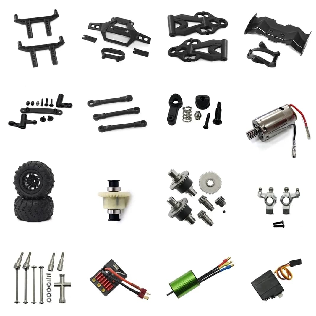SG116PRO SG116MAX RC Car Metal Upgrade Parts Oryginalne akcesoria Bezszczotkowy silnik z przekładnią Wał napędowy Mechanizm różnicowy