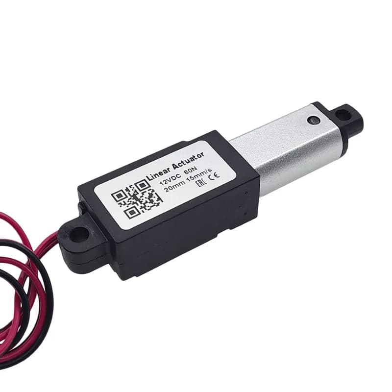 DC 12V Mini elektryczny siłownik liniowy 10/15/20/25mm skok mikro popychacz Putter 30N 60N 100N 150N sterownik silnika