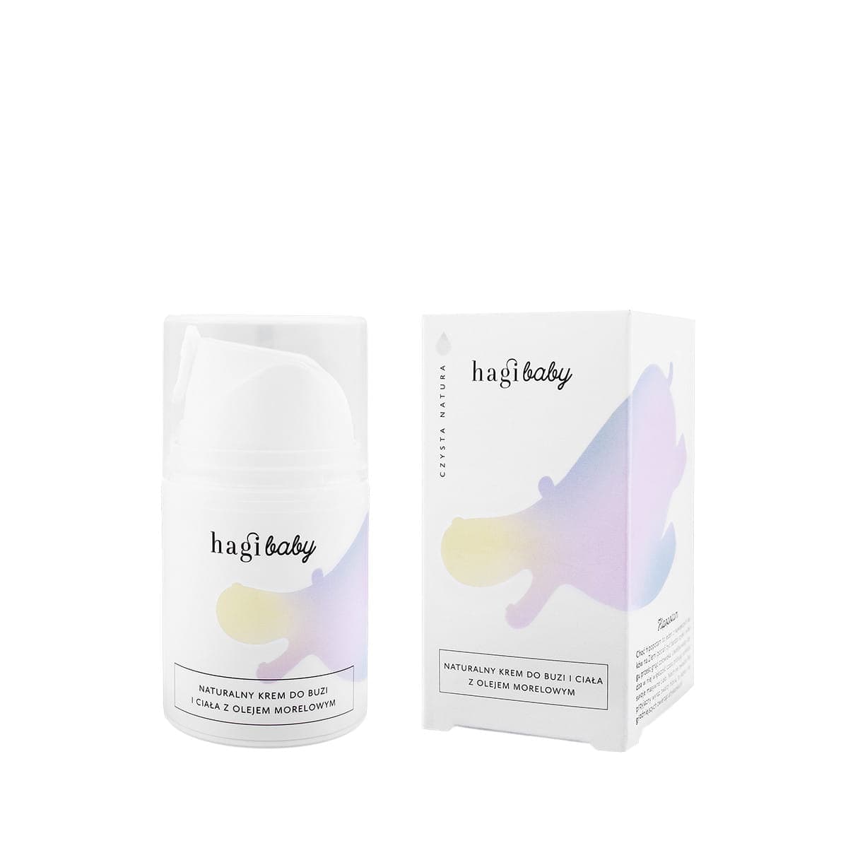Hagi Baby naturalny krem do buzi i ciała z olejem morelowym Krem na dzień 50 ml