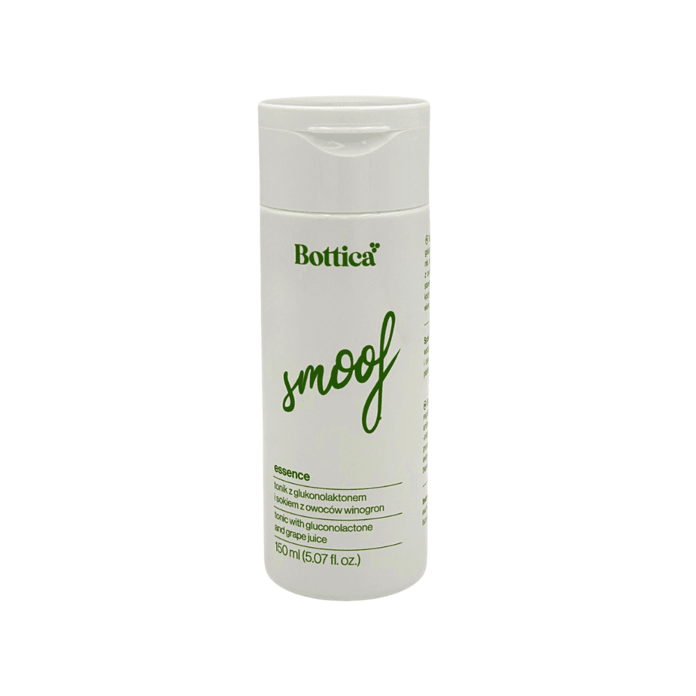 Bottica Smoof Essence Delikatnie Złuszczający Tonik z Glukonolaktonem i Sokiem Z Owoców Winogron Tonik Do Twarzy 150ml