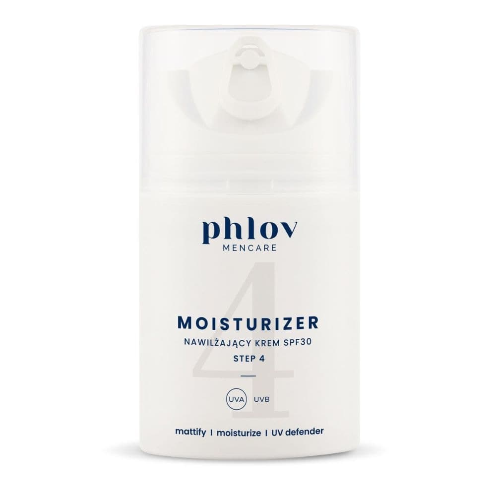 Phlov Mencare Moisturizer Day Cream Nawilżający krem SPF 30 STEP 4 50ml