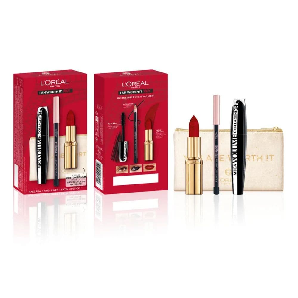 L'Oréal Paris I Am Worth It Reds Set Zestaw do makijażu