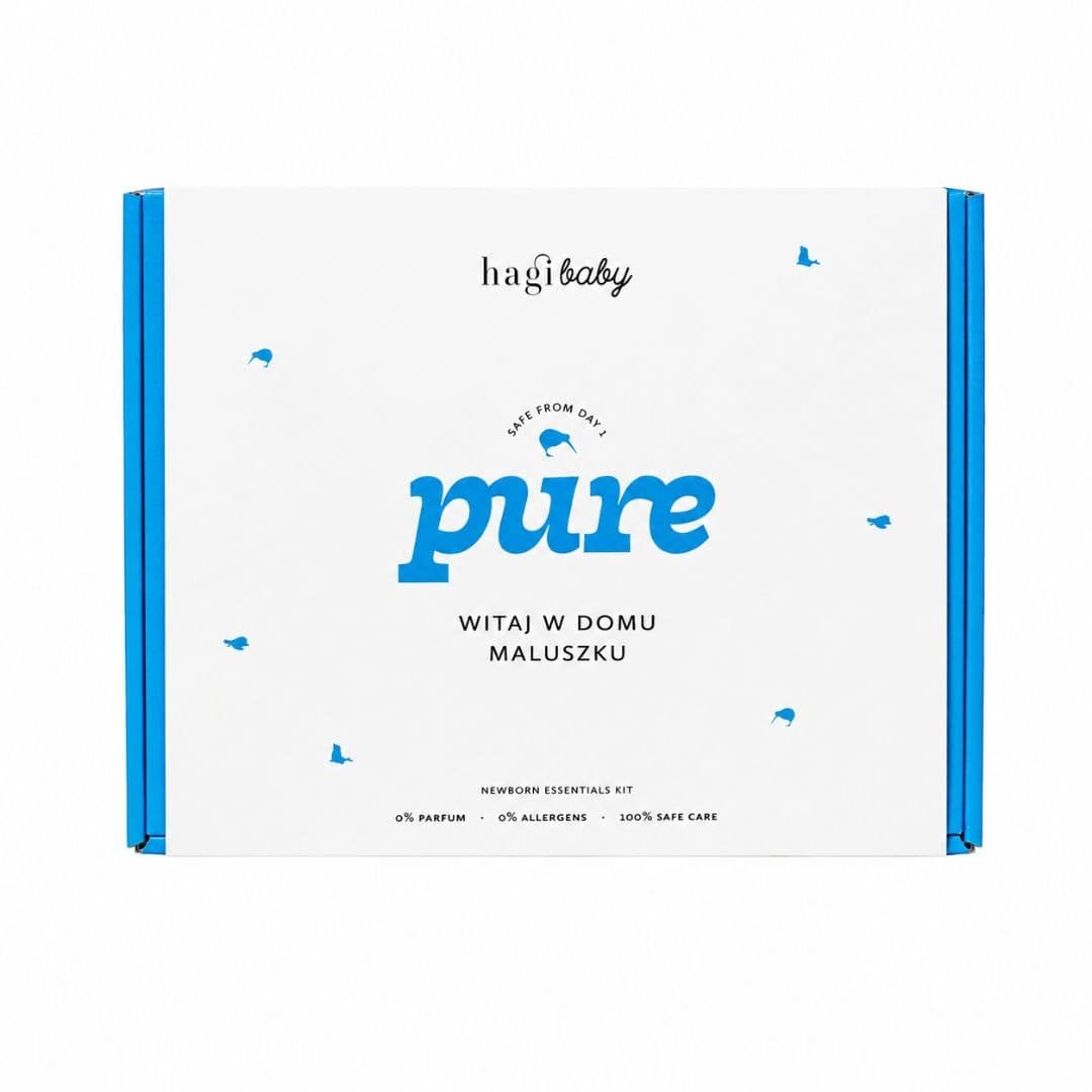 Hagi Baby Pure Newborn Essentials Kit Zestaw Witaj w Domu Maluszku
