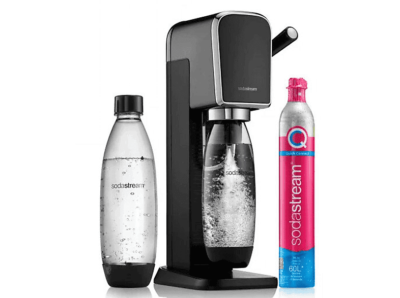 Saturator SODASTREAM ART BLACK + Butelka i nabój