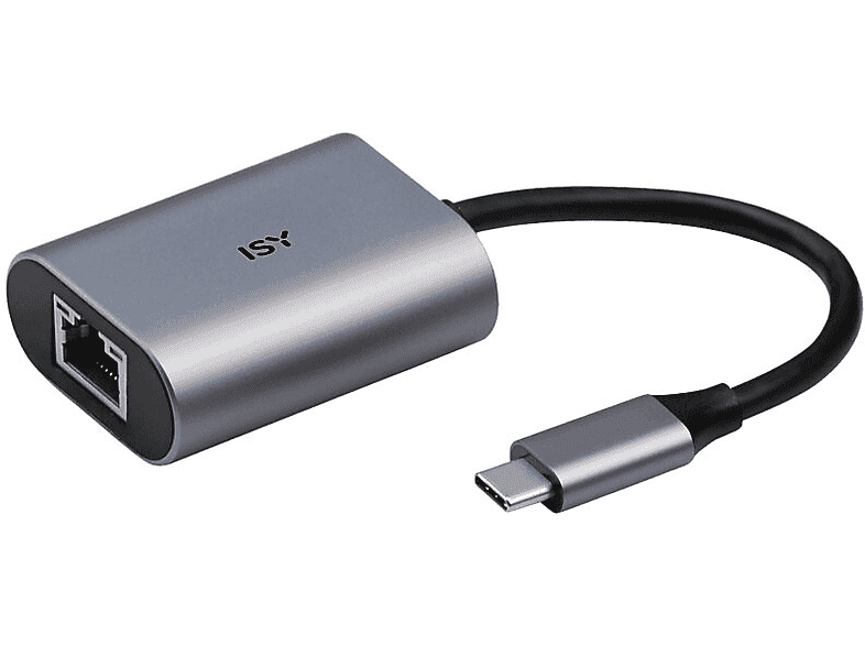 Karta sieciowa (adapter) ISY IAD-1010-C USB-C - Gigabit LAN (RJ-45)