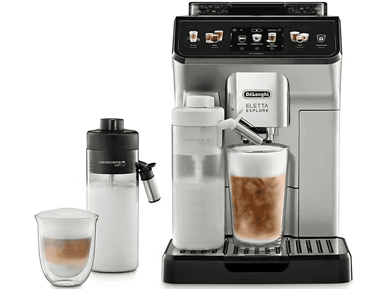 PRODUKT PO EKSPOZYCJI - Ekspres Ciśnieniowy DE LONGHI ECAM450.65.S Eletta Explore Srebrno-czarny
