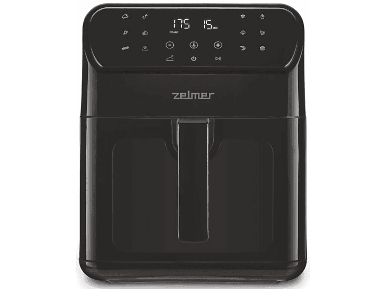 Frytkownica niskotłuszczowa Air fryer ZELMER ZAF6500 1500 W, 6.5 L Czarny