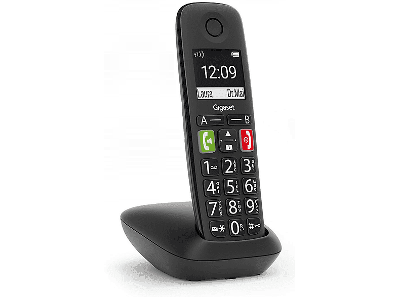 Telefon stacjonarny GIGASET E290 Czarny