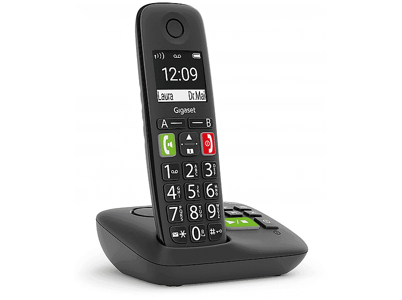 Telefon stacjonarny GIGASET E290A Czarny