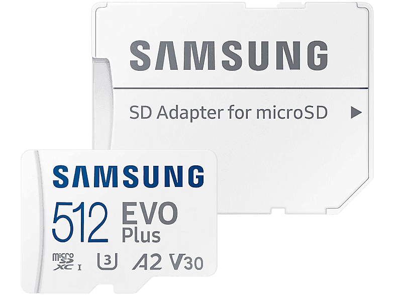 Karta pamięci SAMSUNG EVO Plus (2024) 512GB MicroSDXC + adapter