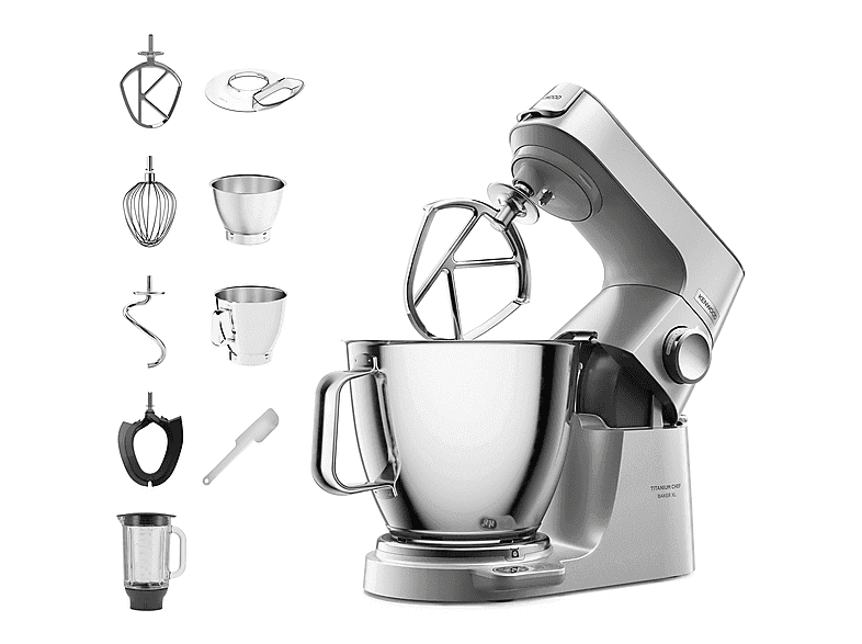 Robot planetarny KENWOOD Titanium Chef Baker XL KVL85.124SI Srebrny