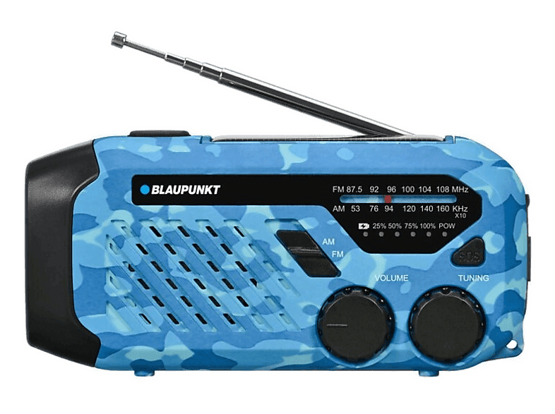 Radio BLAUPUNKT ER10BC Survival Niebiesko-czarny