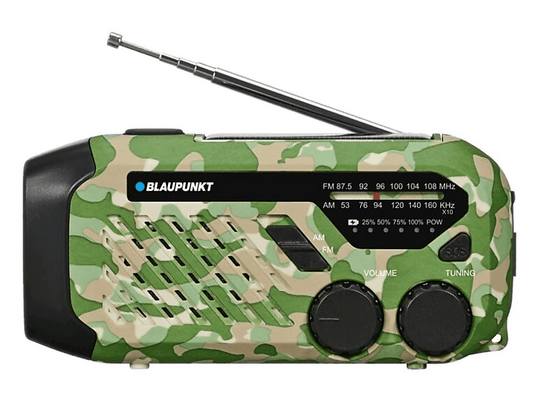 Radio alarmowe BLAUPUNKT ER10GC Survival Zielono-Czarny