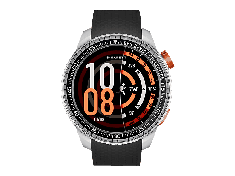 Smartwatch GARETT Compass GPS Srebrny