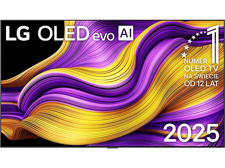 Telewizor OLED evo AI LG OLED77G54LW 77" 4K 165Hz webOS Czarny