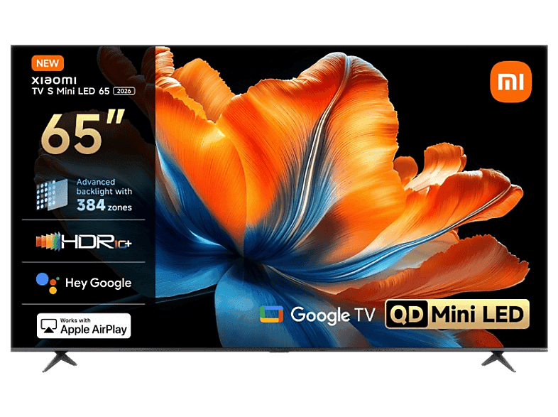 Telewizor QD-Mini LED XIAOMI TV S Mini 65 2026 65" 4K 120Hz Google Visual Engine Grafitowy