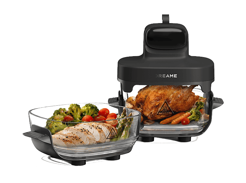Frytkownica beztłuszczowa Air fryer DREAME Tasti PT60 Czarny