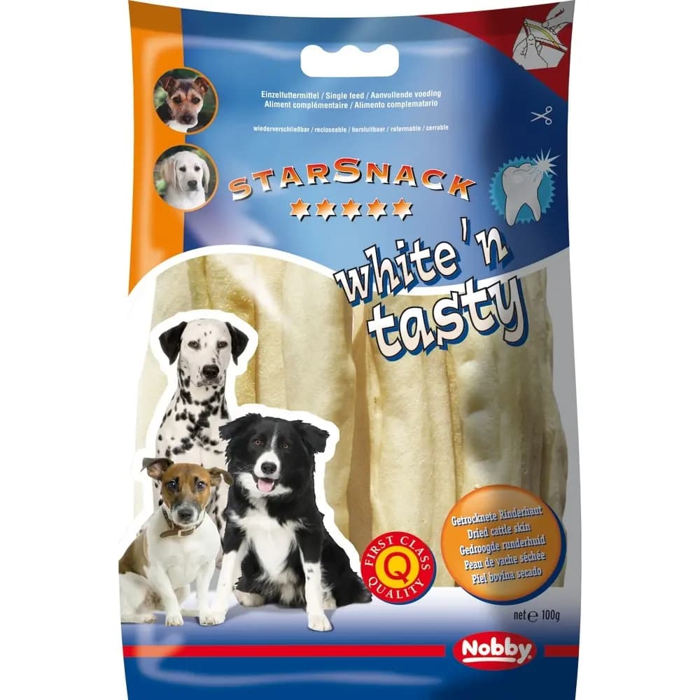 Gryzaki dla psów Nobby Pet White'n Tasty 100 g