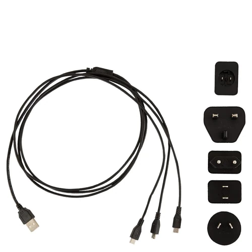 Ładowarka w komplecie z 2-portowym kablem micro USB Whis
