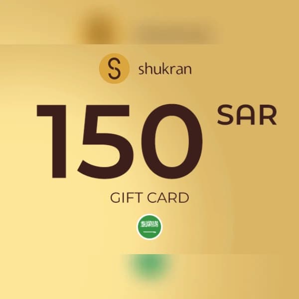 Shukran Gift Card 150 SAR Key - SAUDI ARABIA