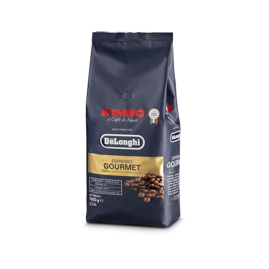 De'Longhi Gourmet Kimbo for De'Longhi, 80% Arabica 20% Robusta, 1kg DLSC609
