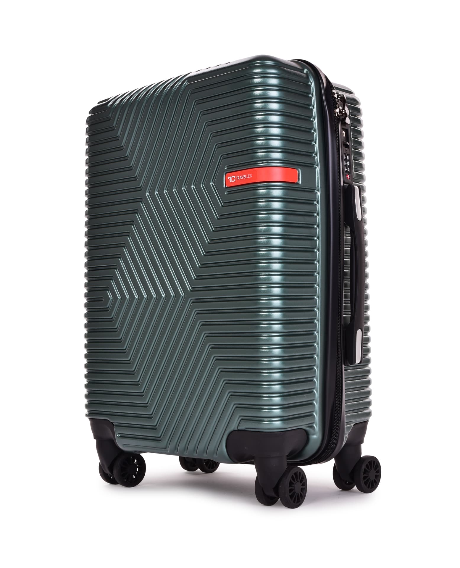 Walizka mniejsza TSA FC TRAVELLER, 38 x 22 x 55 cm petrol