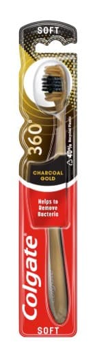 Colgate 360 Szczoteczka do Mycia Zębów Soft Charcoal Gold