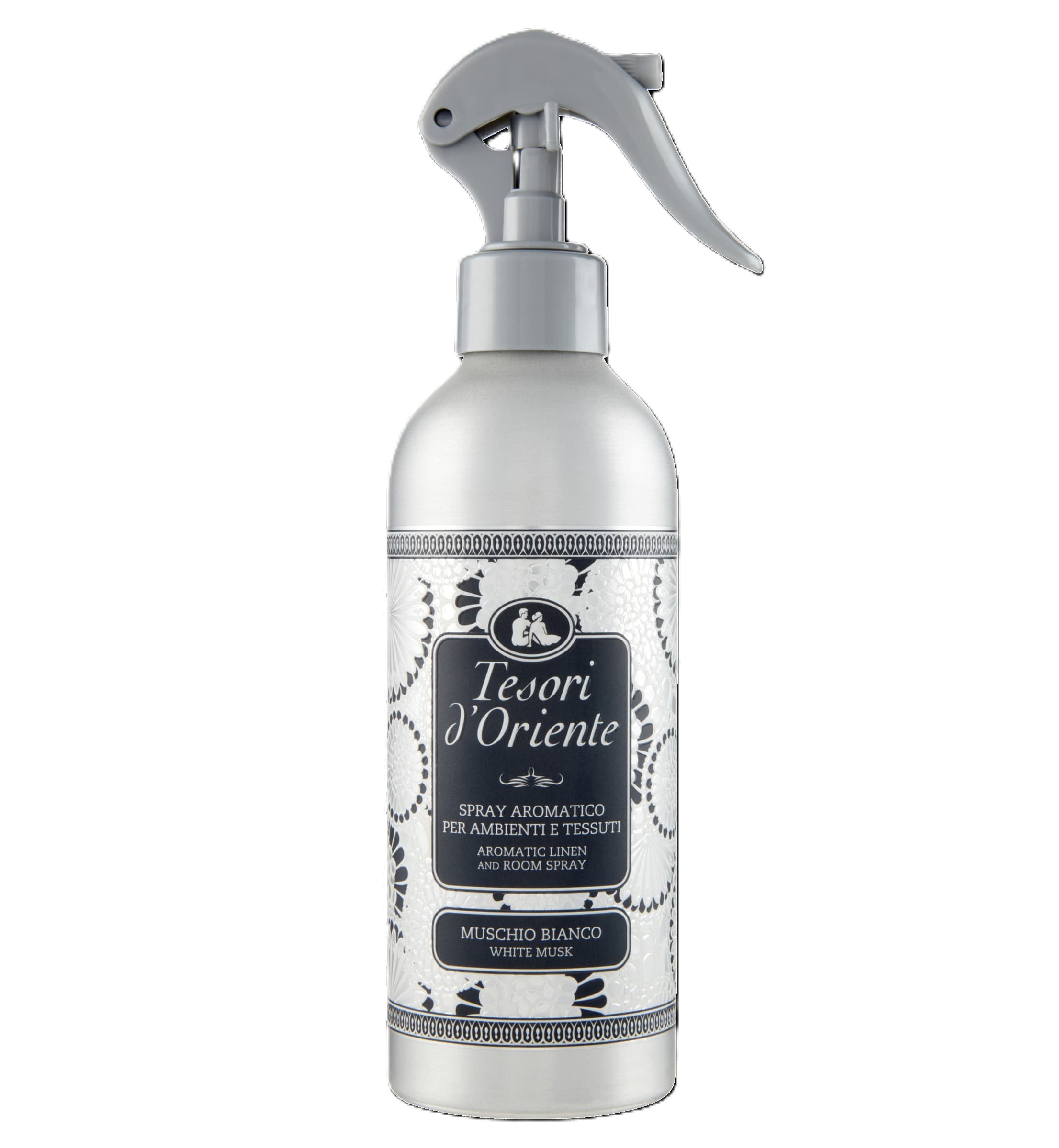 Tesori d'Oriente Odświeżacz Powietrza i Tkanin Muschio Bianco 250ml