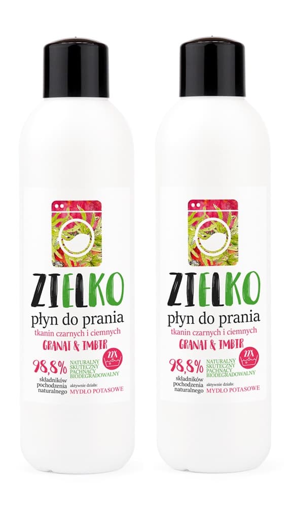 ZIELKO Płyn do Prania Tkanin Czarnych i Ciemnych 1L x2 szt