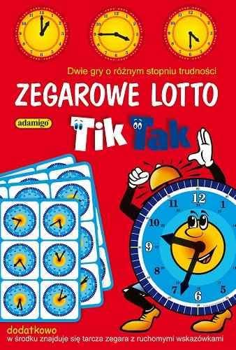 Adamigo, gra edukacyjna Zegarowe lotto