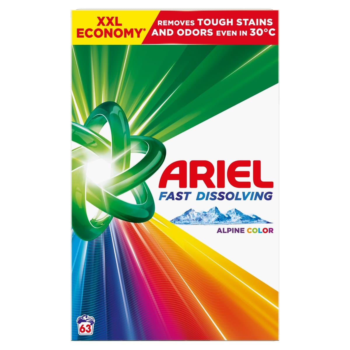 Ariel Alpine Kolor Proszek do Prania 3,465 kg (63 prania)