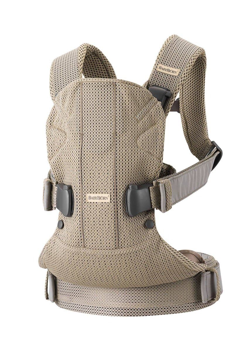 BabyBjorn, One Air, Nosidełko ergonomiczne, Szary Beż