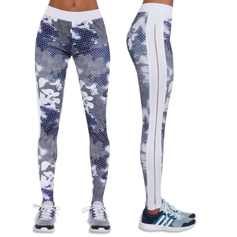Bas Black, Legginsy damskie, Code, niebieski, rozmiar S