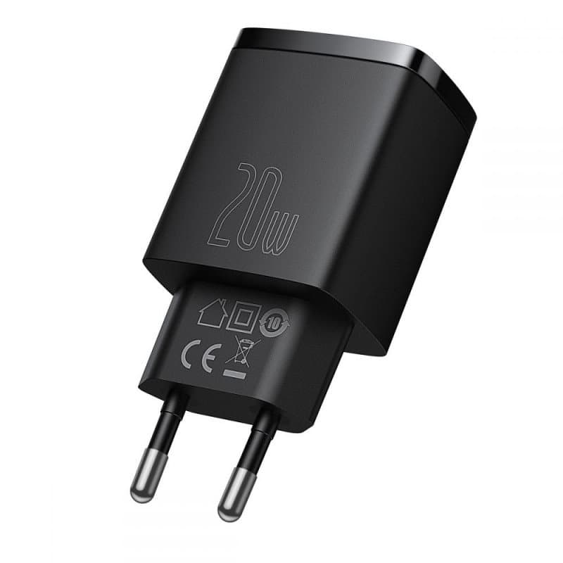 Baseus Ccxj-B01 2-Port Network Charger Pd20W/Qc3.0 Black