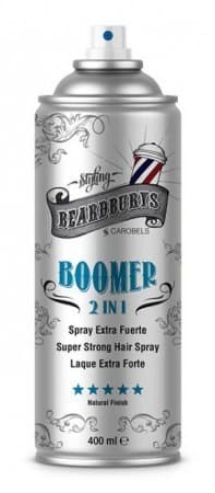 Beardburys, Boomer, lakier do włosów 2w1, 400 ml