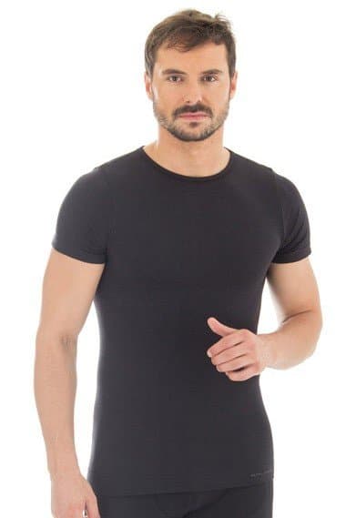 Brubeck, T-shirt męski, Comfort Wool, rozmiar L