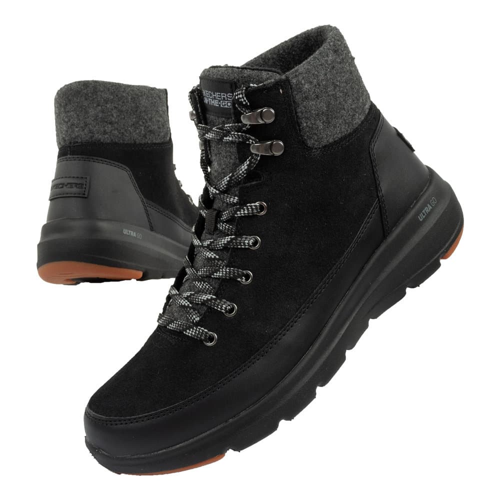 Buty damskie sportowe Skechers [144204/BKGY]-36