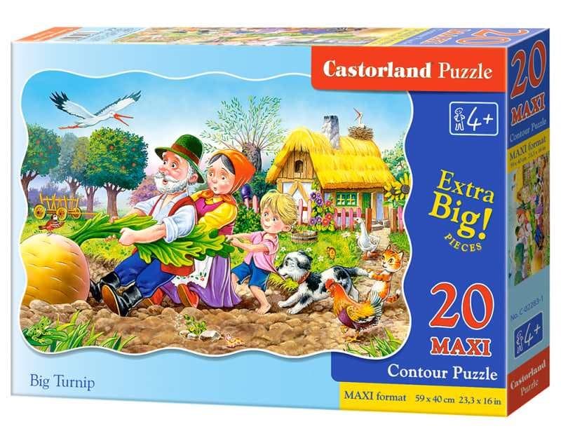 Castorland, puzzle, Big Turnip, 20 el.