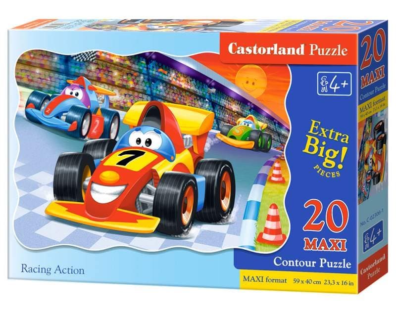 Castorland, puzzle, Racing Action, 20 el.